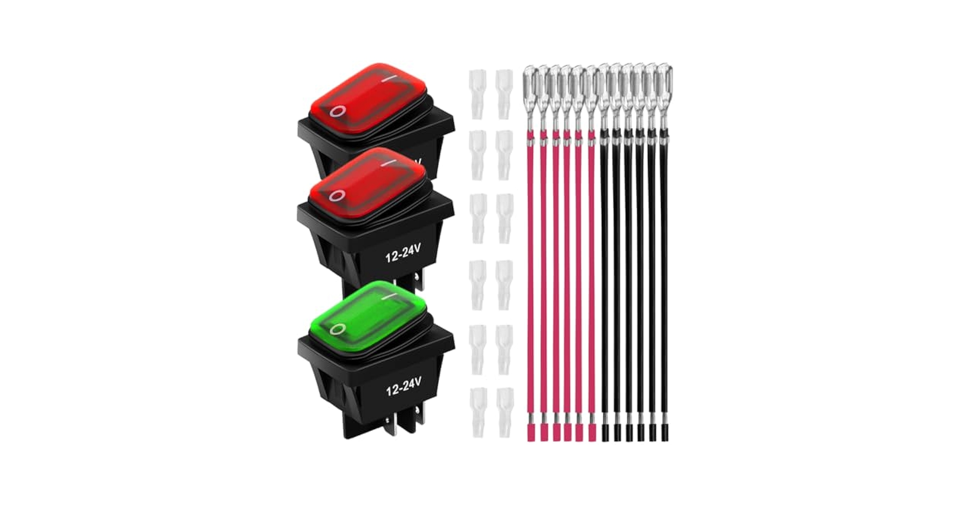 Amazon.co.jp: MKBKLLJY KCD4 防水 DC 12-24V 20A